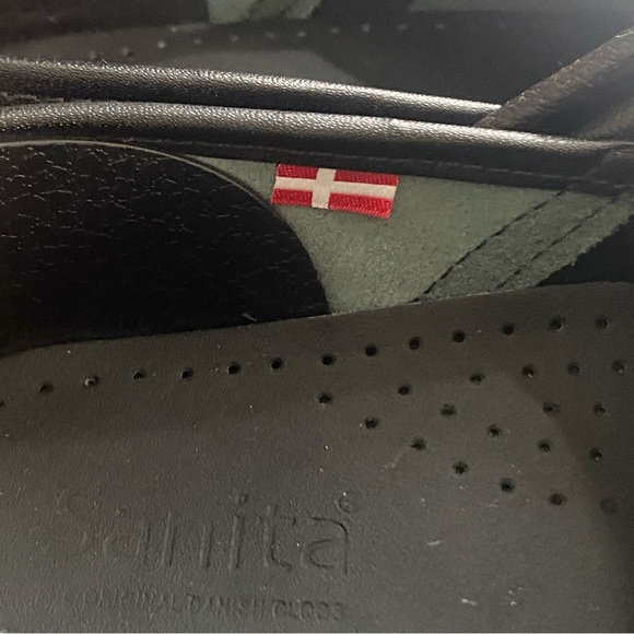 Sanita Original Danish Non Slip Professional Black Patent Leather Clogs NWOT - Picture 2 of 13